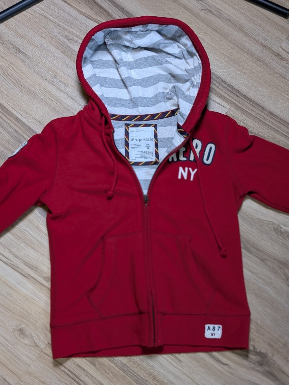 Aeropostale Zip Up Parker Border Heavy Women's Medium